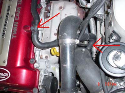 oil in turbo and intercooler piping